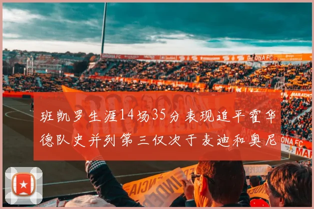 班凯罗生涯14场35分表现追平霍华德队史并列第三仅次于麦迪和奥尼尔
